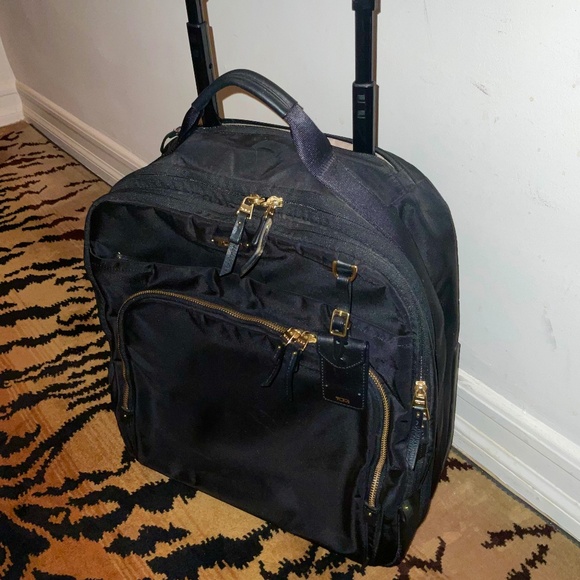TUMI Voyageur Continental Super Ledger 2 wheel Carry On Suitcase